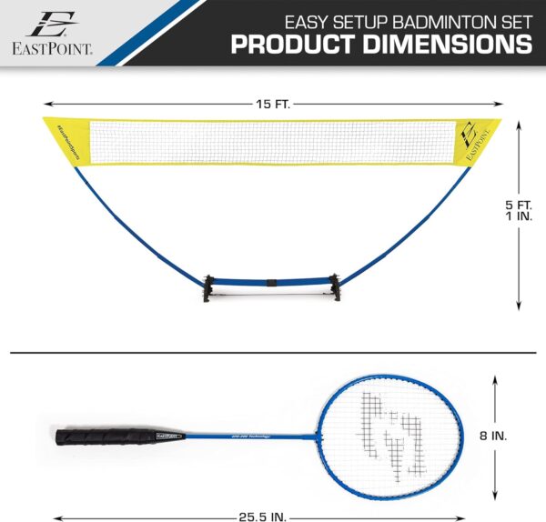 EastPoint Sports Easy Setup Badminton Set - Image 9